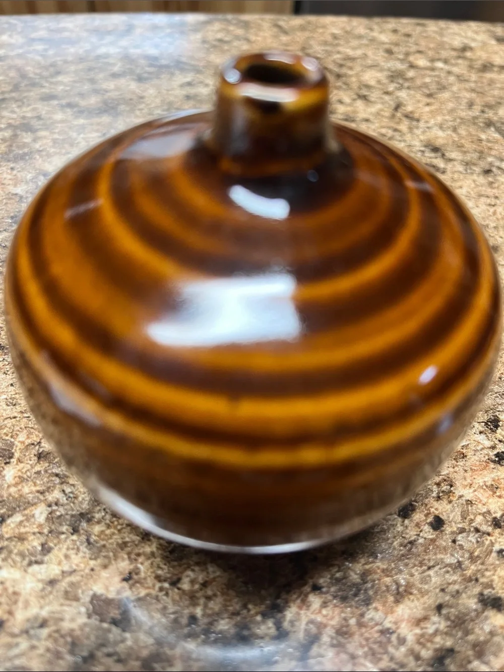 REDWARE BUD VASE  MADE IN JAPAN Tokoname